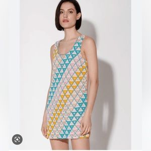 NWT Walter Baker Colbie Sleeveless Geo Beaded Dress size L